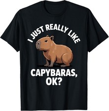 Funny Capybara Art for Men Women Kids Capy Rodent Capybara  unisex T-Shirt