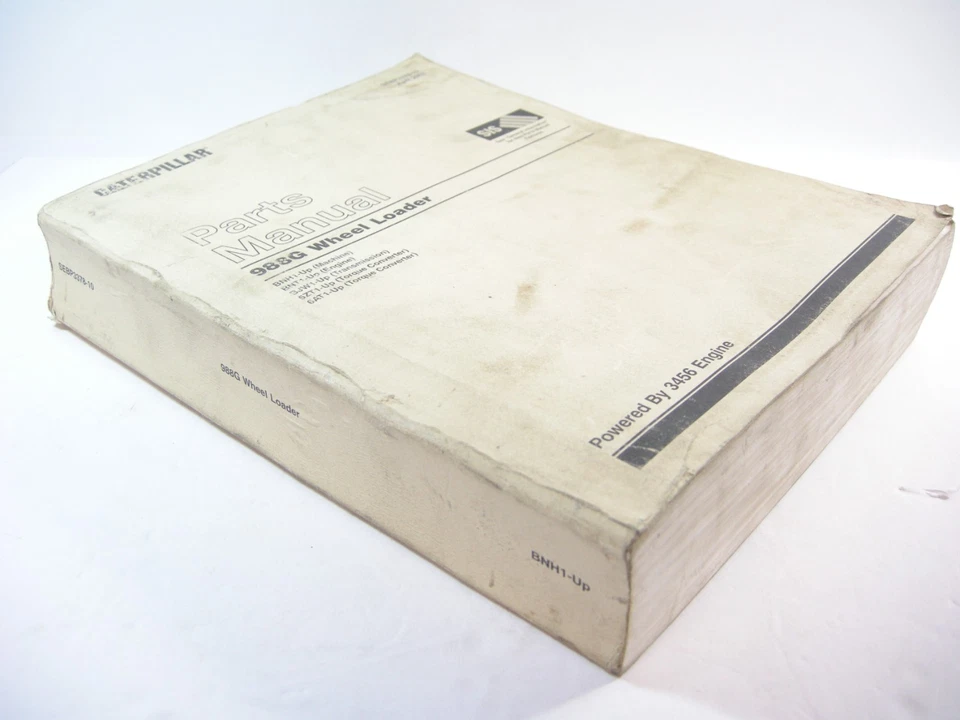 Caterpillar CAT 988G Wheel Loader Parts Manual Book S/N BNH1-Up - Image 4 of 4