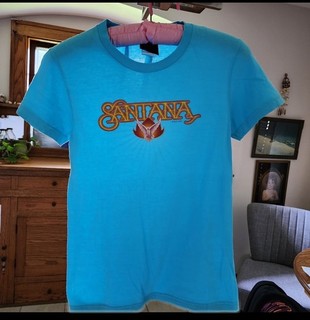 2008 Carlos Santana Band Tee Concert T Shirt Womens M Rare