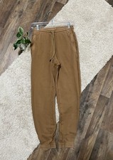 Aerie XS Brown High Waisted Drawstring Pull-On Loungewear Jogger Sweatpants