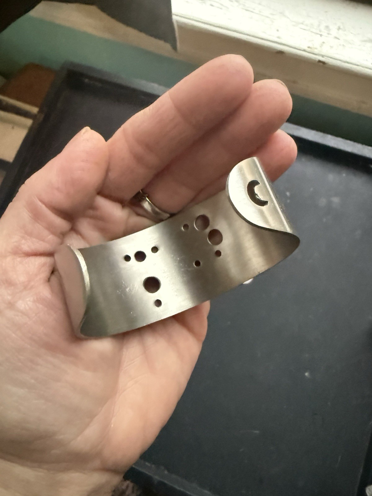 Gemini Constellation Cuff Bracelet Stainless Stee… - image 5