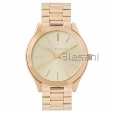 Michael Kors Original MK3179 Women's Slim Runway Gold Stainless Steel Watch 42m