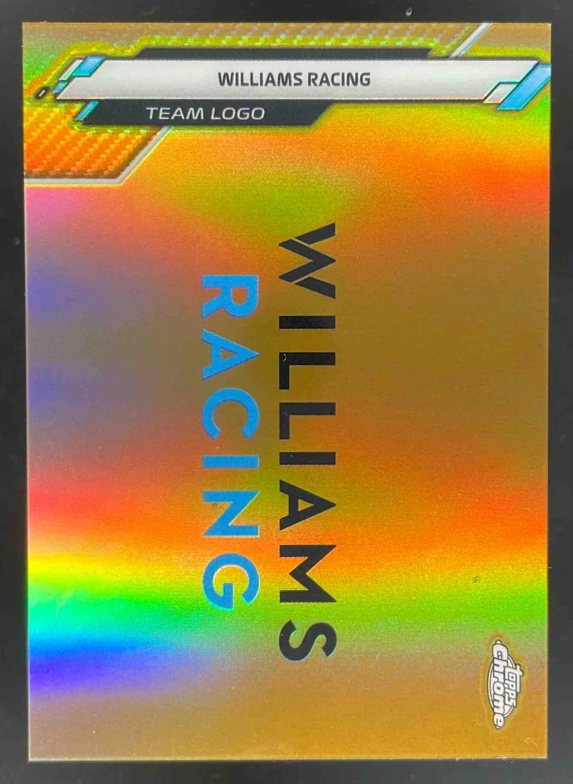 2020 Topps Chrome Formula 1 Gold Refractor #121 Williams Racing /50