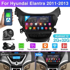 For Hyundai Elantra 2011-2013 Carplay Car Stereo Radio Android 13 GPS Navi WIFI