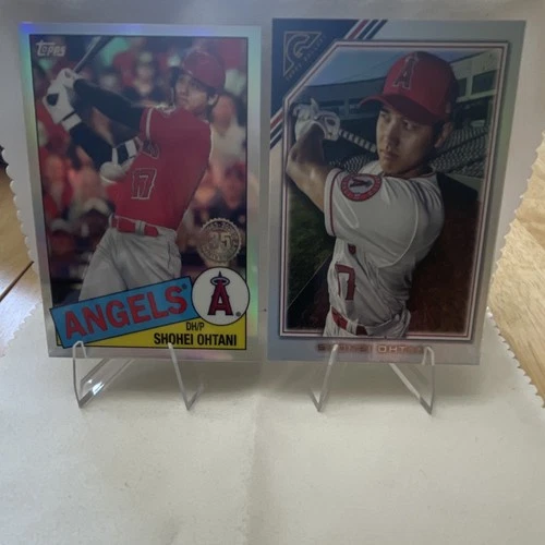 New ListingTopps Gallery Shohei Ohtani Los Angeles Angels 2022 #190 2 Card Lot