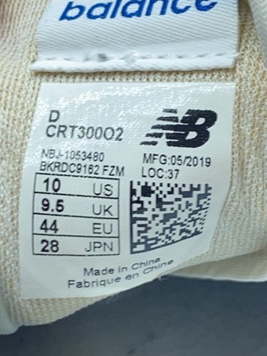 Men 10.0US New Balance Crt300/Black/Blk - Picture 5 of 8