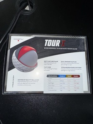 MAXFLI Tour X Tour Preferred White 4-Piece Urethane Golf Balls, 12-Pack