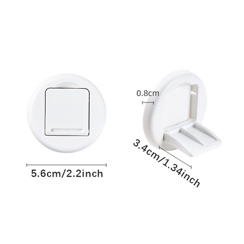 2PCS Sliding Glass Door Lock Self-Adhesive Sliding Window Safety Locks - Picture 3 of 8