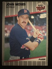 1989 Fleer - John Moses #121 Home: Phoenix, AZ