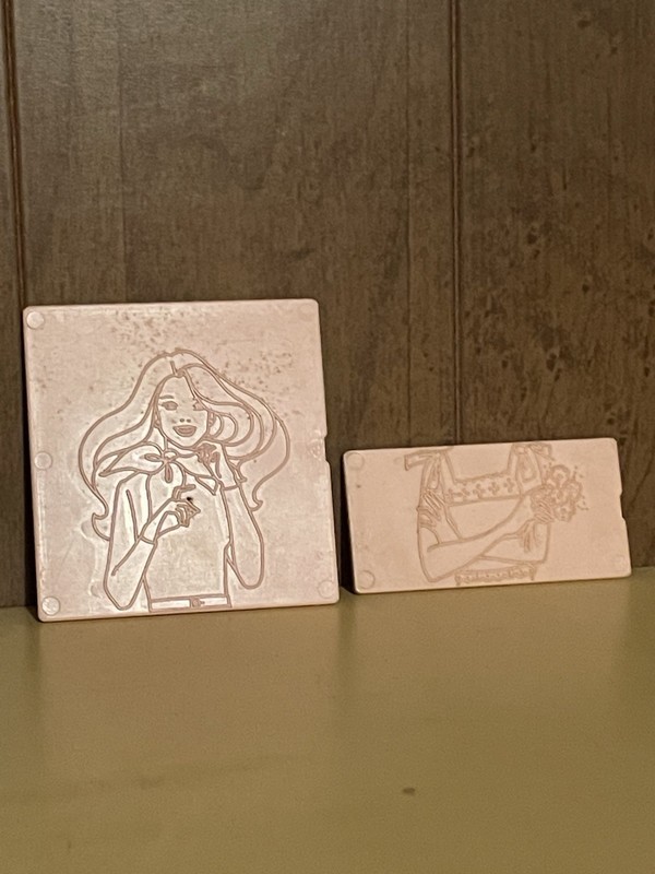 Vintage Barbie Stencil Molds