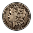 1896-S $1 Morgan Silver Dollar - Original Patina - Semi Key Date - SKU-D5994