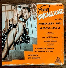 EP RARO 7"  OST  RAGAZZI DEL JUKE BOX FRED BUSCAGLIONE e I SUOI ASTERNOVAS  1959