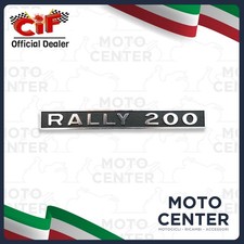 TARGHETTA POSTERIORE TELAIO SCRITTA FREGIO PER VESPA 200 RALLY 1972-1973 VSE1T