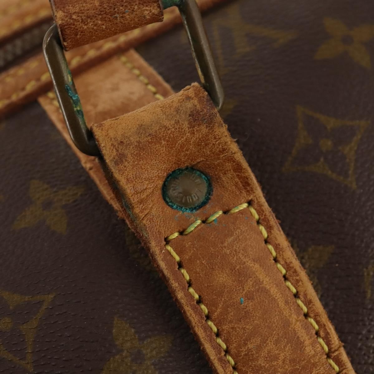 LOUIS VUITTON Monogram Sac Souple 45 Boston Bag M41624 LV Auth