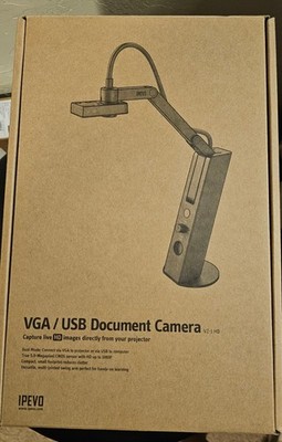 IPEVO VZ-1 VGA/USB Dual-Mode Document Camera - BRAND NEW IN BOX