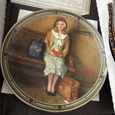 Norman Rockwell Knowles Sammelteller ''A Young Girl's Dream''