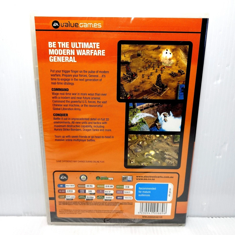 Command & Conquer Generals PC Game CD-Rom BRAND NEW SEALED - Image 2 of 4