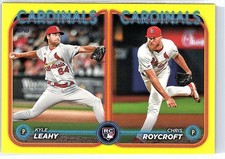 2024 Topps Update Series - Kyle Leahy, Chris Roycroft #US189 Yellow (RC)