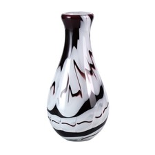 Colored Glass Vase, Beautiful Hand Blown Decorative Vase, Modern Art Vase for...