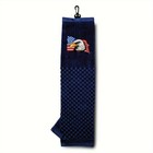 Premium Microfiber Fabric Golf Towel 16"X22" with Carabiner Clip Golf Bag — photo 1