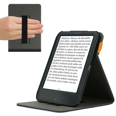 Hülle für Tolino Shine 2 HD Schlaufe Ständer e-Reader Cover Case Schutzhülle