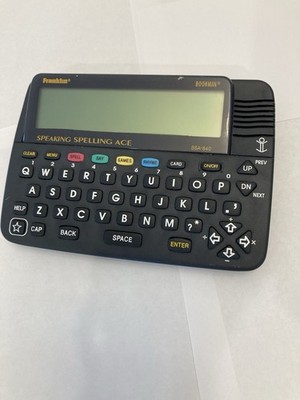 Franklin Speaking Spelling Ace 1996 Bookman SSA-840, Tested & working. See video