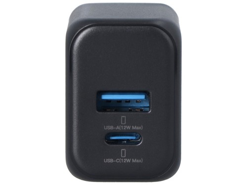 Nowy adapter ładowarki sieciowej Encore Energy USB-A USB-C 12W MD-1283R - Zdjęcie 6 z 7