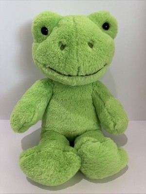 Build A Bear Workshop Spring Green Frog Plush 16  Stuffed Animal BAB