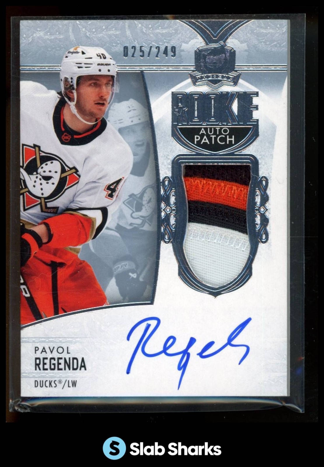 2022 UPPER DECK THE CUP #134 PAVOL REGENDA ROOKIE PATCH AUTO RC /249