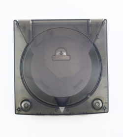 SEGA Dreamcast Console Case Shell Smoke Gray & SD Card Drive Tray Mount