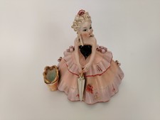 GIOVANNI GIRARDI ANNI 50 STATUINA CERAMICA DAMA DEL 700