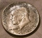 A Very Beautiful Lightly Toned 1964 Kennedy Half Dollar. AU/UNC Lots Of Luster!!