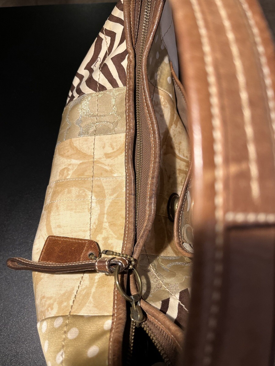 バッグ Coach Suede Hobo Handbag Brown y2k RARE! Vintage Y2K Coach Suede Brown Mini Soho Shoulder Bag