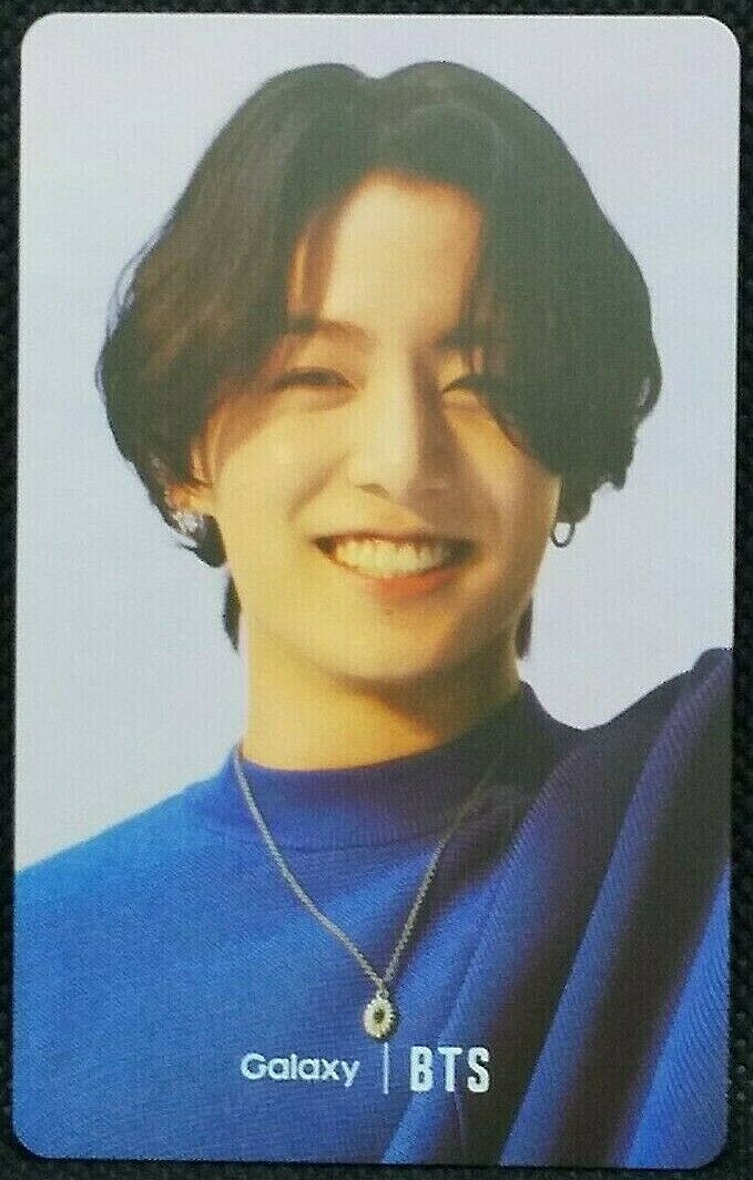BTS JUNGKOOK Official Photo Card Samsung Galaxy Harajuku limited