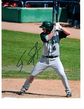 San Diego Padres Cory Spangenberg hand auto signed 8x10 Photo Ft Wayne COA