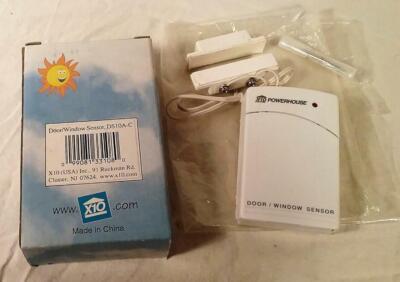 NEW X-10 POWERHOUSE DS10A-C DOOR WINDOW SENSOR SMART HOME ACCESSORIES