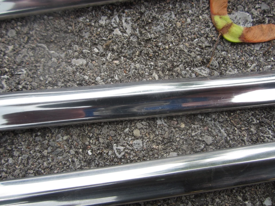 Kit de conversión de molduras de moldura de acero inoxidable 55 Ford Mainline Tutone NORS FTT3 Foto 4 de 4