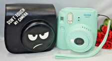 Fujifilm Instax Mini 9 Camera Lime Green with Black case: Don't Touch My Camera