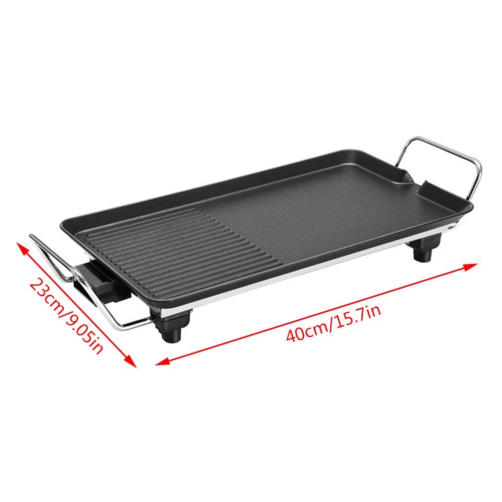 Electric Teppanyaki Table Top Grill Griddle BBQ Hot Plate Barbecue ...