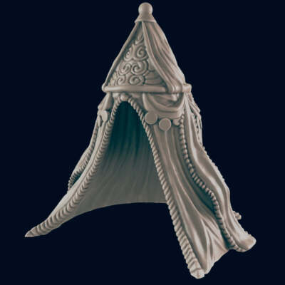 Tent - Everyday Folk - Scatter - EC3D - - Dungeons & Dragons - RPG - Tabletop - 