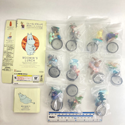 Kaiyodo Moomin's Lunch The Moomins Bottle Cap Mini figure Full Set