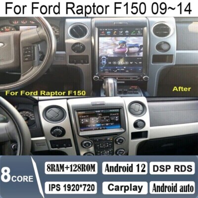 12.1'' Android Navigation Car Gps Stereo Radio 8+128 Carplay For Ford Raptor F150