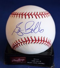 Autographed Greg Bollo Rawlings Official Major League Baseball with COA