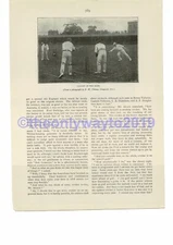 Caught in the Slips, Victorian Cricket, Book Illustration (Print), c1893