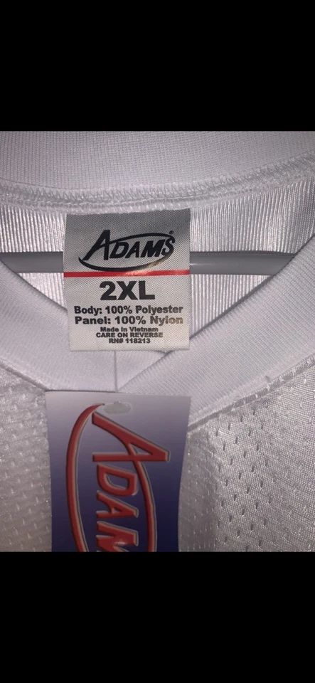 Adams 足球球衣,尺寸 2-XL — 第 3/4 张图片