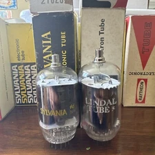 2- 21JZ6 NOS 18 watt beam-power Pair Vintage Radio Tubes