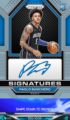 2022 Prizm Paolo Banchero SP #550/1000 Rookie Auto RC NBA 2022 Prizm Paolo Banchero SP #550/1000 Rookie Auto RC NBA