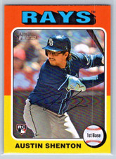 2024 Topps Heritage High Number - Austin Shenton - Tampa Bay Rays - RC - #637