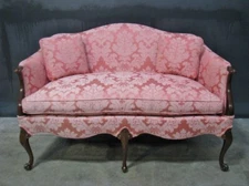 Vtg. Hickory Chair Historic James River Plantation Collection Rococo Settee