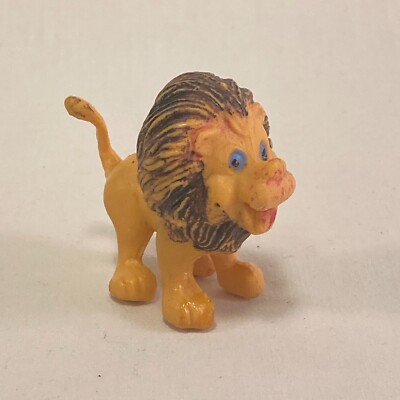 Unbranded Anatomically Correct 926 Small 2'' Tall Plastic Lion w/Mane PVC Figure 